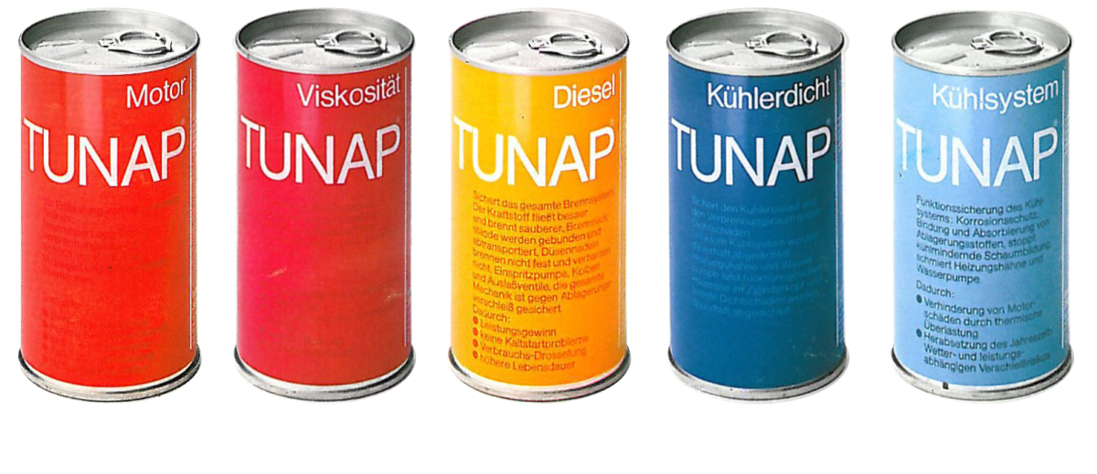 Die ersten TUNAP Produkte Die ersten TUNAP Produkte